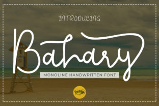Bahary: A Handwritten Font for Digital Design