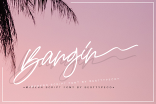 Bangin: A Script Font for Modern Web Design