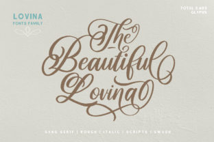 Choosing the Right Font for a Creative Brand: Lovina Family