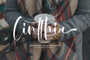 Cintthia Font for Modern Web Design