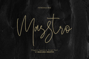 Discovering Masstro: A Timeless Script Font for Editorial Design