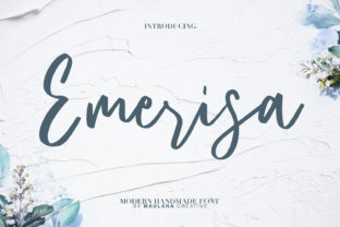 Emerisa: A Handwritten Script Font for Web Design