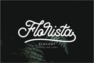 Florista: A Botanical Script Font for Web Design