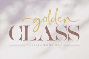 Golden Class Font: A Timeless Script for Campaigns