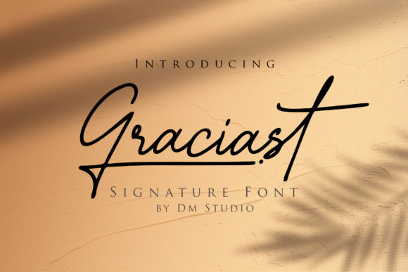 Graciast: A Classy Script Font for Handmade Creations