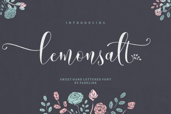 Lemonsalt: A Radiant Script Font for Handmade Creations