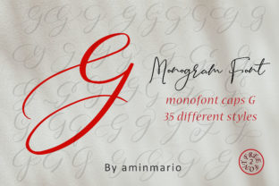 Monogram G Monofont Caps G for Professional Branding