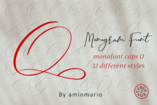 Monogram Q Monofont Caps Q for Professional Branding