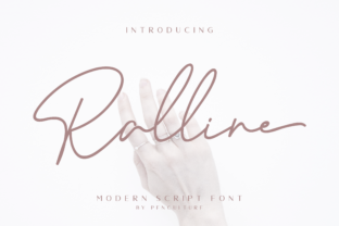 Ralline: A Handwritten Font with a Unique Charm