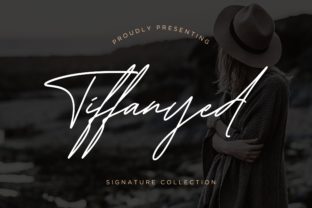 Tiffanyed: A Timeless Script Font for Crafters and Designers